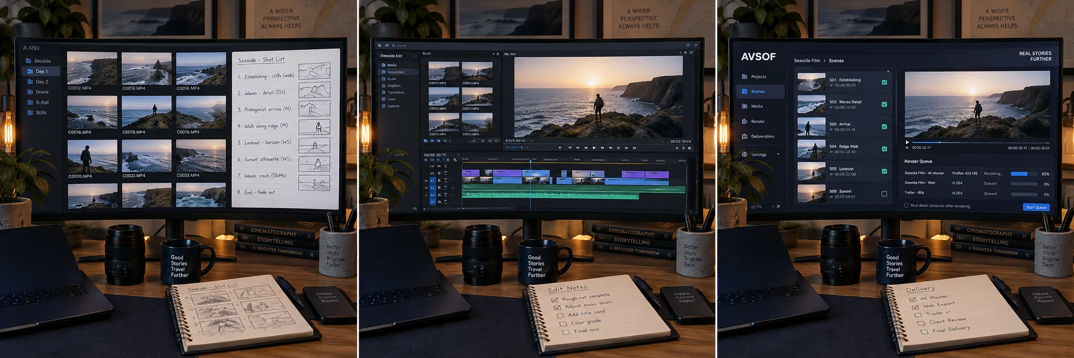 Dal lavoro del regista agli strumenti per il video · scena illustrativa